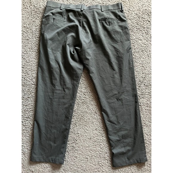 Hagger Cool Right Performance Flex  Flat Straight Fit 42Wx30L Gray Flat Front - Picture 3 of 5